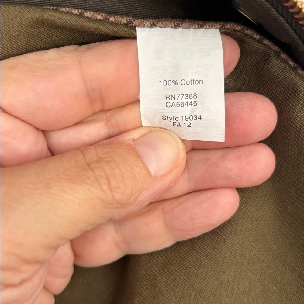 J. Crew Women's 100% cotton dark khaki Button zip front Utility Jacket M - Picture 11 of 11